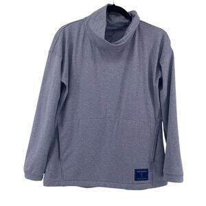 Zero Restriction Sam Cowl Pullover Mock Neck M Long Sleeve Golf CME Blue